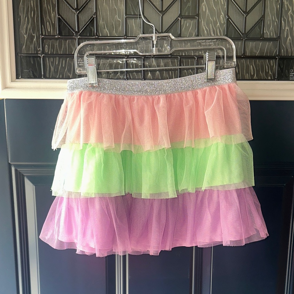 Colorful Layered Tulle Skirt